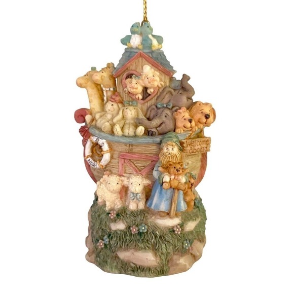 NOAH’S ARC Ornament San Francisco Music Box Co Christmas Matthew Danko TESTED - Picture 1 of 5